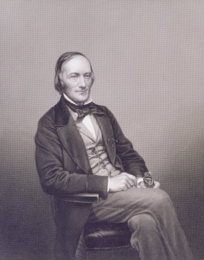 Professor Owen, from The Drawing-Room Portrait Gallery of Eminent Personages, 1861 by J. and C. Watkins
